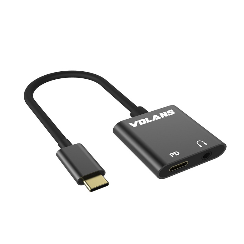 Volans Aluminium USB-C to 3.5mm Audio Adaptor (VL-UCAP)