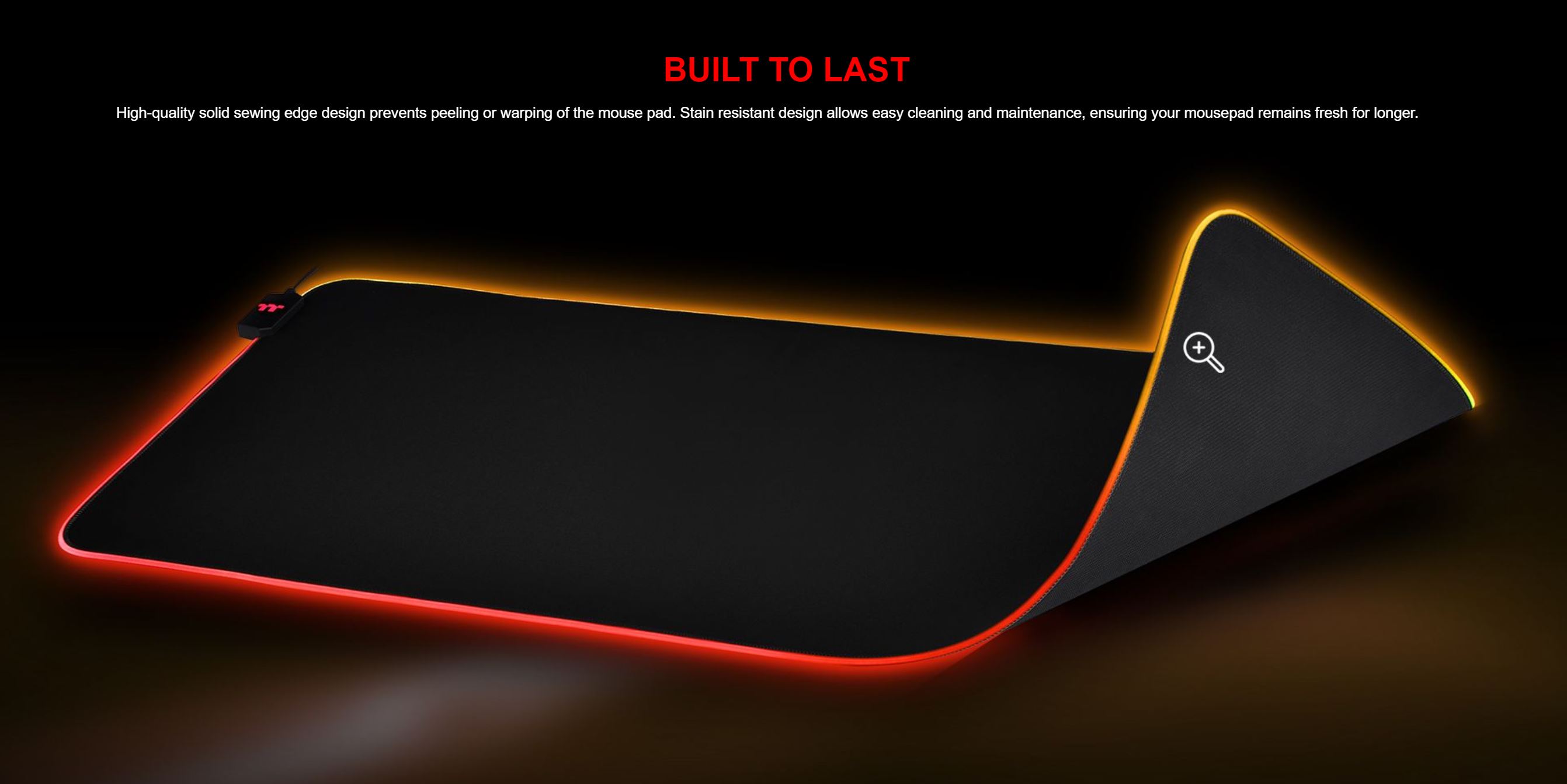 Thermaltake Level 20 RGB Extended Gaming Mouse Pad (GMP-LVT-RGBSXS-01)