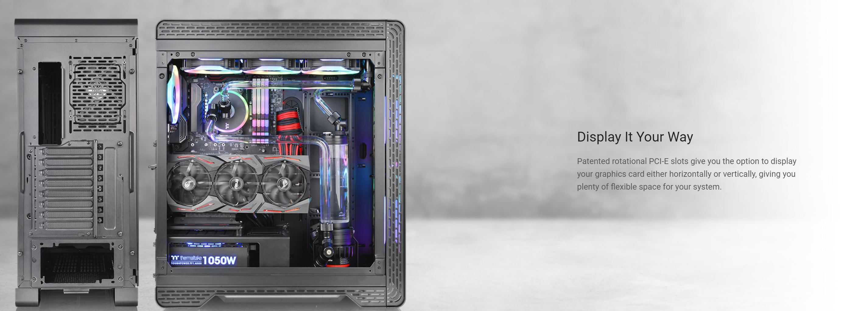 Thermaltake S500 Tempered Glass Mid Tower ATX Case (CA-1O3-00M1WN-00)