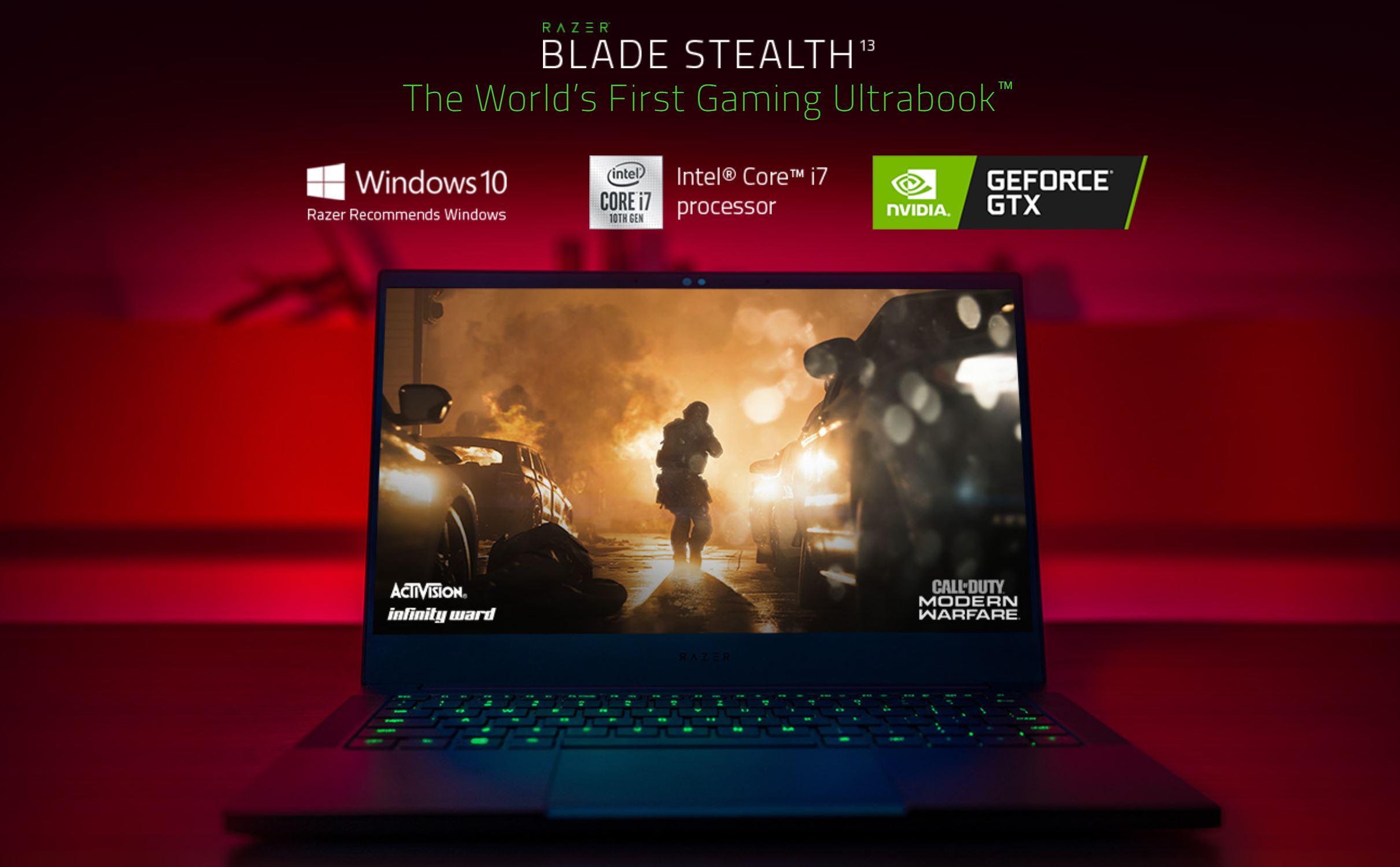 Razer Blade Stealth 13.3in UHD 4K i7 1065G7 GTX 1650 512GB SSD 16GB RAM W10H Gaming Laptop(RZ09-03101E52-R3B