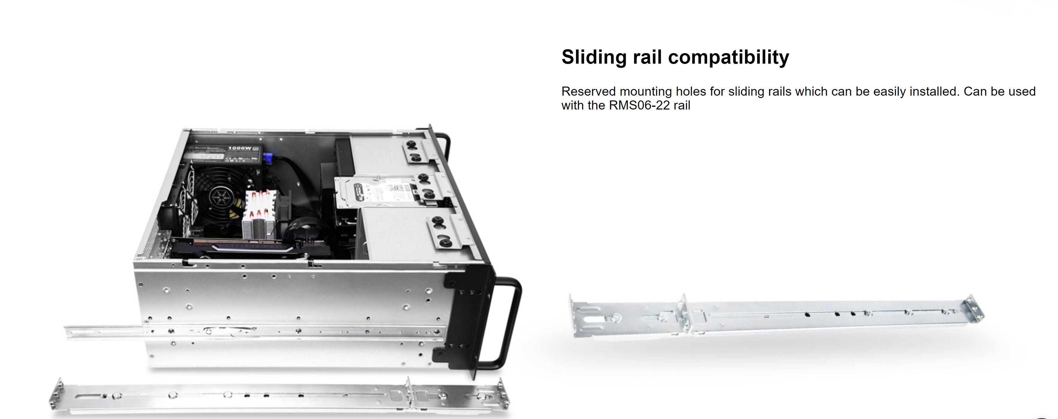 Silverstone RM41-H08 4U Rackmount Server Case (SST-RM41-H08)