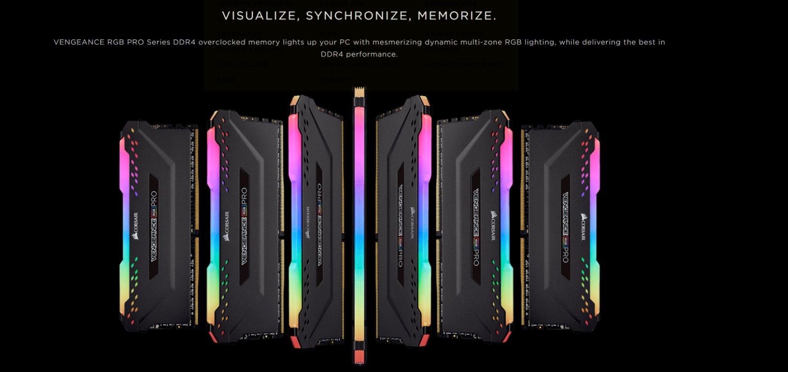 Corsair Vengeance RGB Pro 16GB (2x8GB) 3000MHz DDR4 RAM (CMW16GX4M2D3000C16)