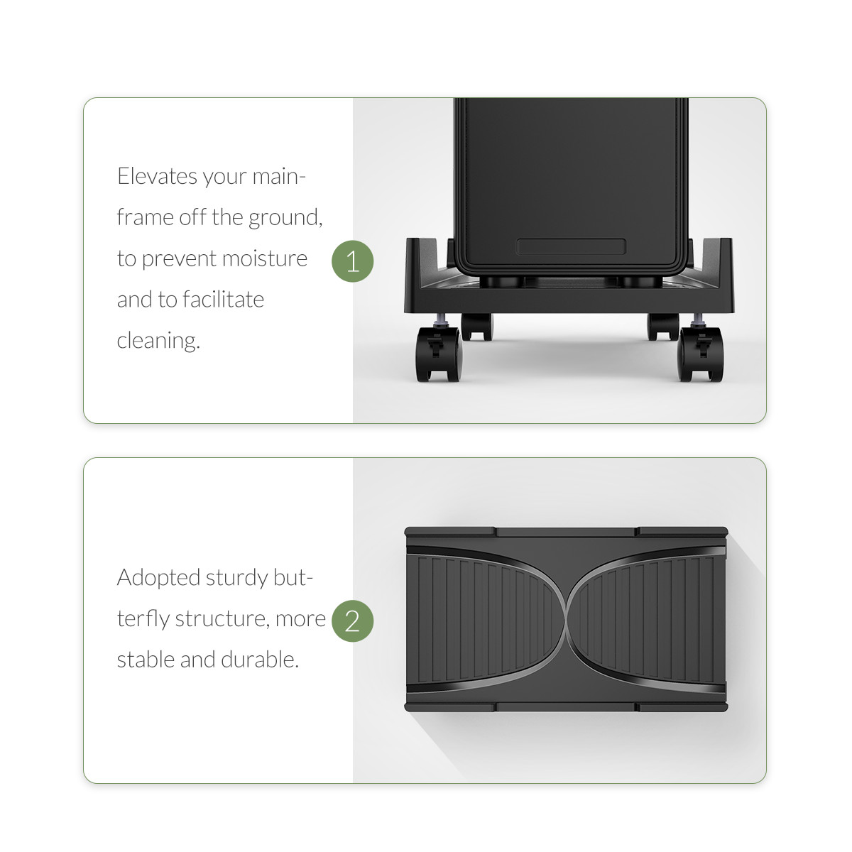 Orico Computer Tower Host Bracket with Wheels