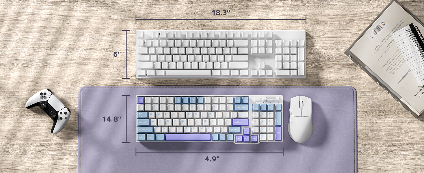 Royal Kludge RK84 RK87 RK61 RK68 hot swap mechanical TKL Tenkeyless Wireless Bluetooth full 96 key