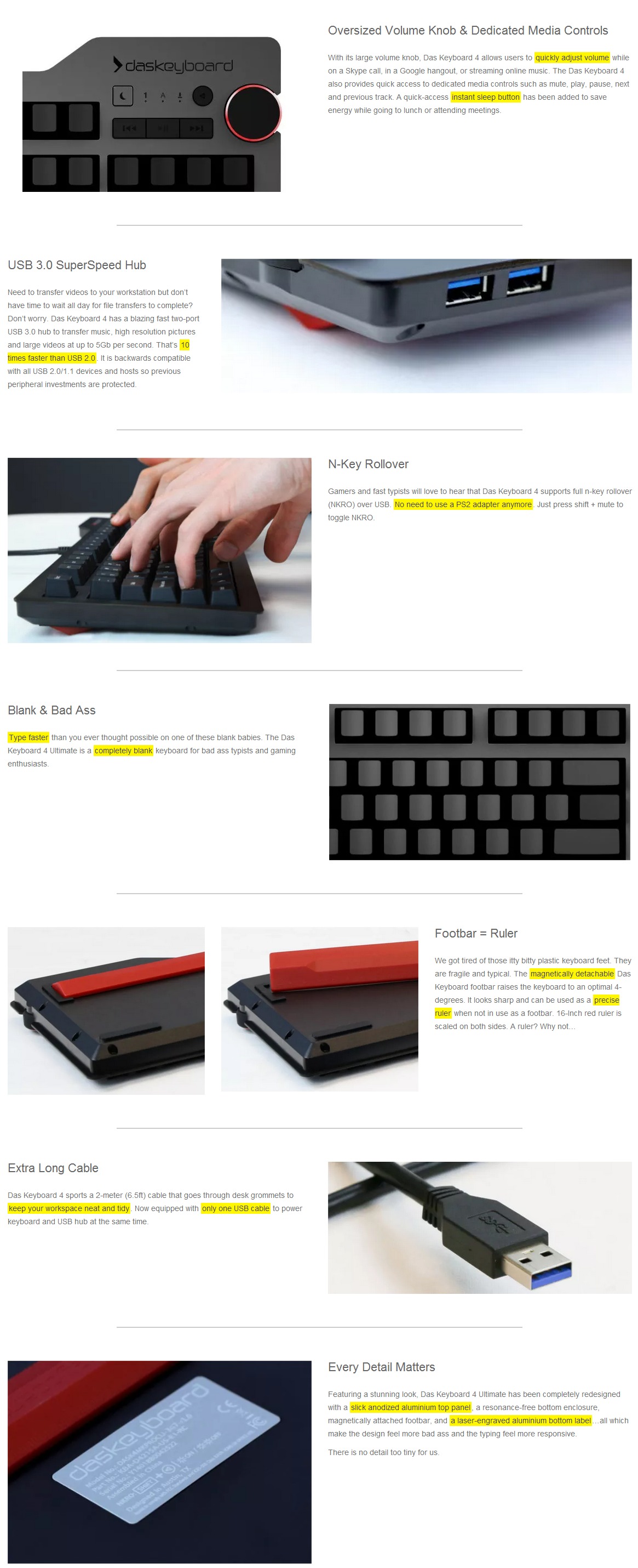 Das Keyboard DK4 Ultimate MX Blue
