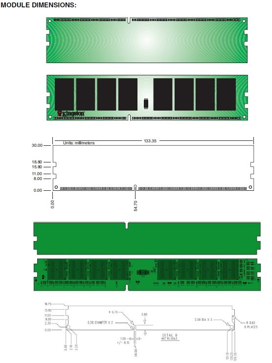 Kingston KVR16LN11/4 4GB 1600MHz DDR3L CL11 1.35V