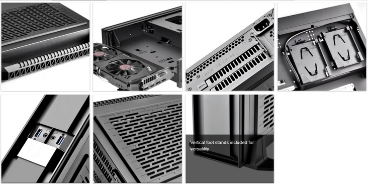 SilverStone Black Milo Series ML08 SFF Chassis (ML08B)