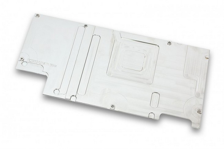 EK Full Cover EK-FC980 GTX Ti Strix Backplate Nickel