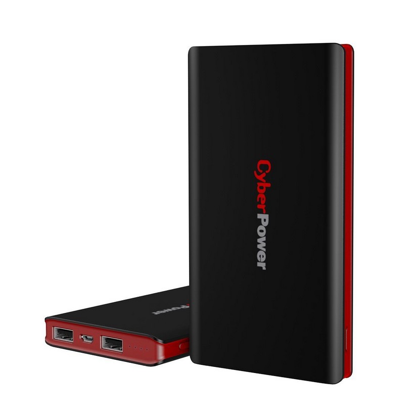 CyberPower CP10000PEG-RD 10000mAH Powerbank - Red/Black (CP10000PEG-RD)