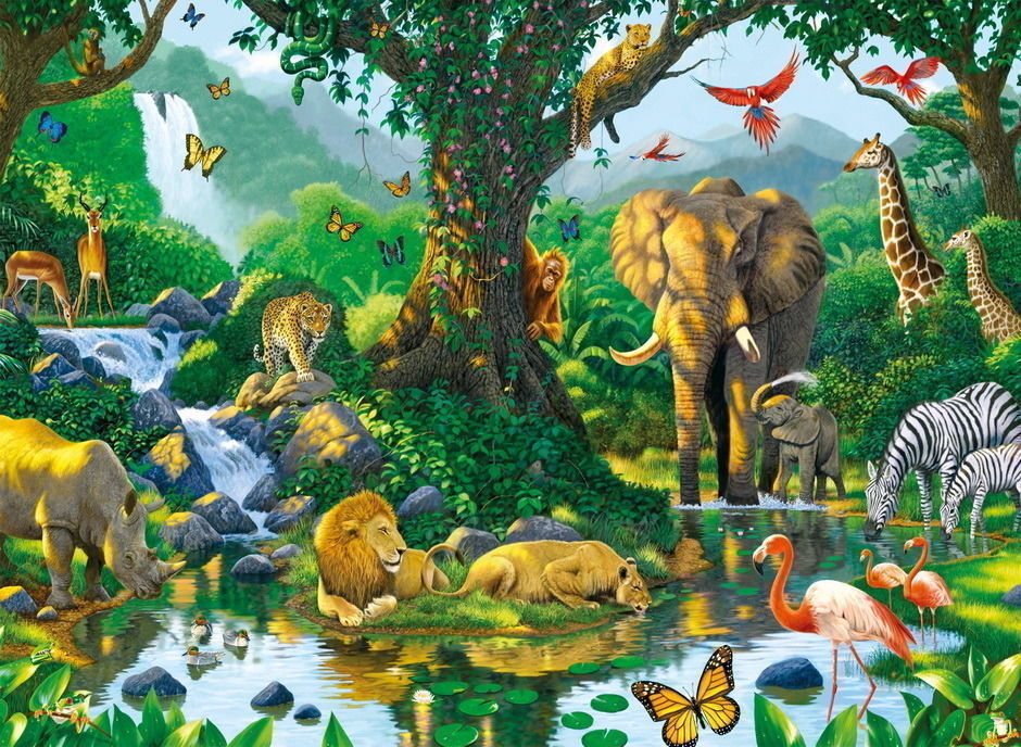 Ravensburger Harmony in the Jungle Puzzle 500pc