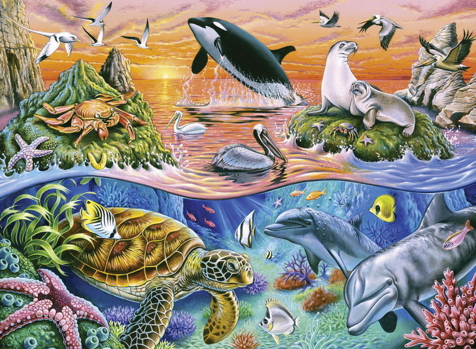 Ravensburger Beautiful Ocean Puzzle 100pc