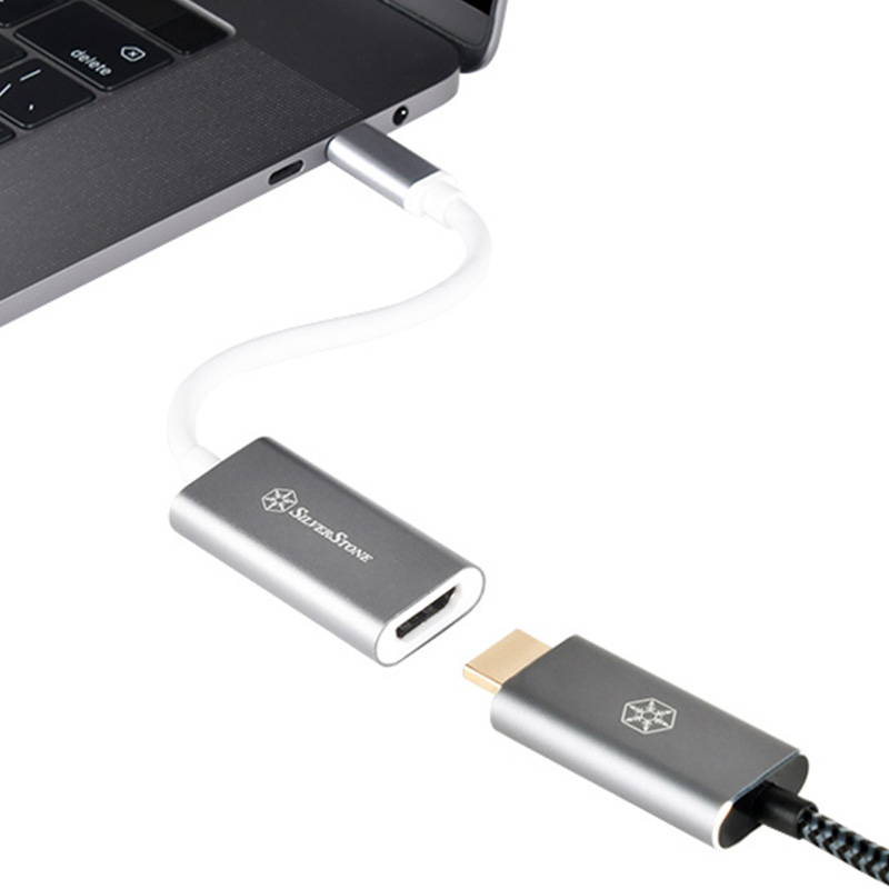 SilverStone EP07C-E USB3.1 Type C to HDMI 2.0 Adapter (SST-EP07C-E)