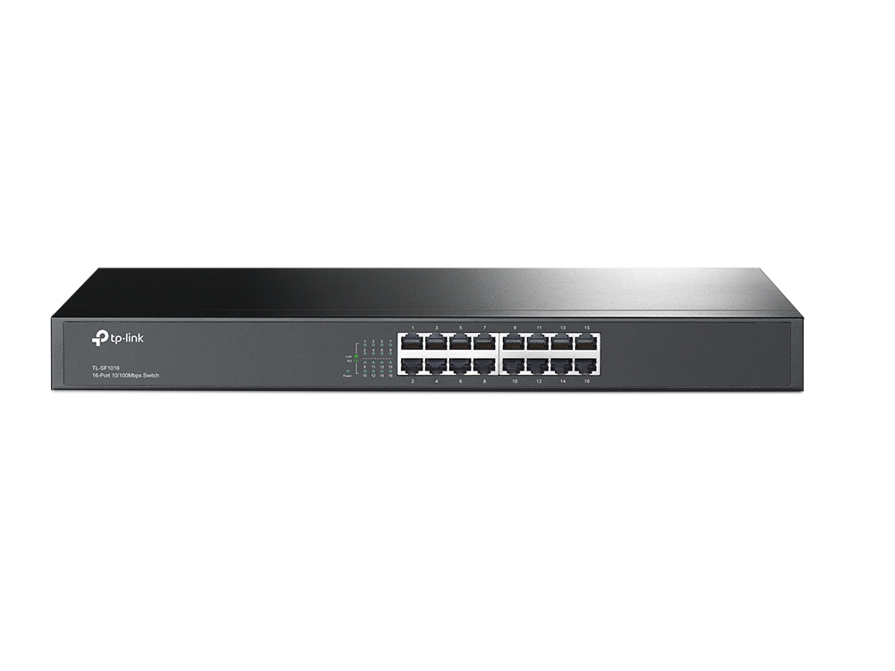 TP-Link 16 Port 10/100 Rack Mountable Switch (TL-SF1016)