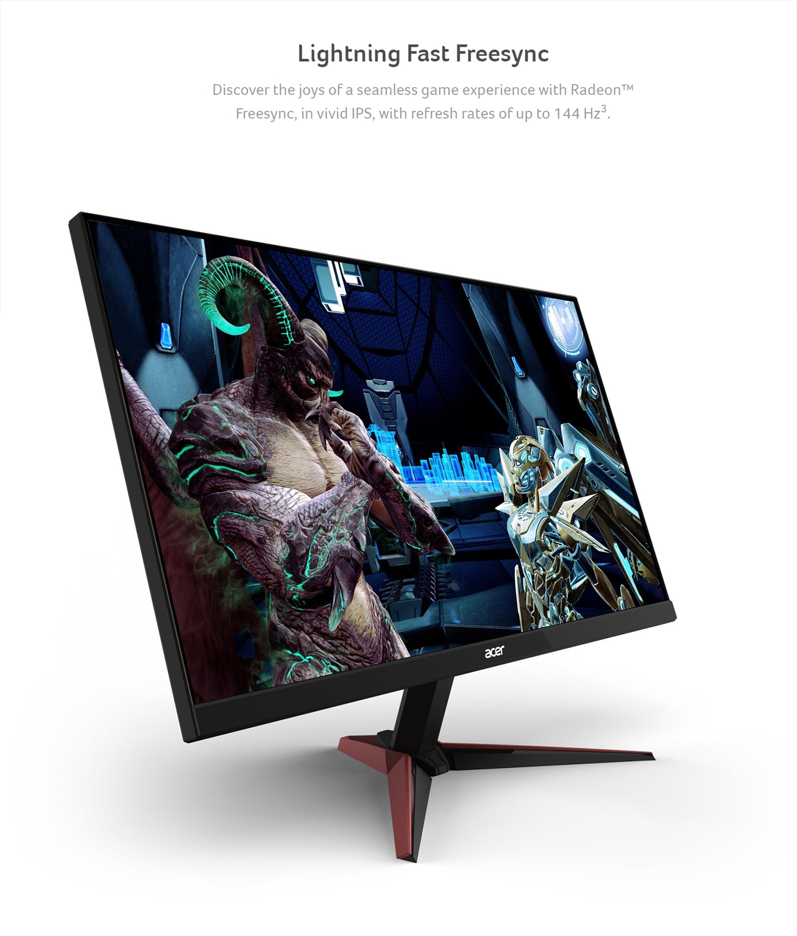 Acer 27in IPS FHD 144Hz Free Sync Gaming Monitor (VG271P)