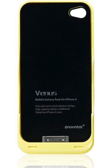 Noontec Venus Backup Battery IPHONE4 Black