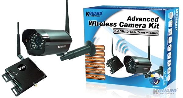 KGUARD WLP614M1 2.4GHz MPEG4 wireless camera kit