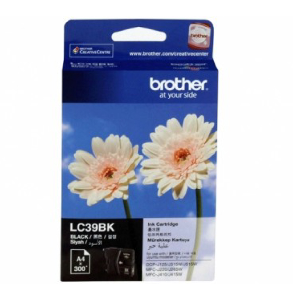 Brother Original Black Ink Cartridge (LC-39BK)