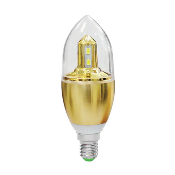 LED Candle Light Pointed 4W Warm White 3000K
