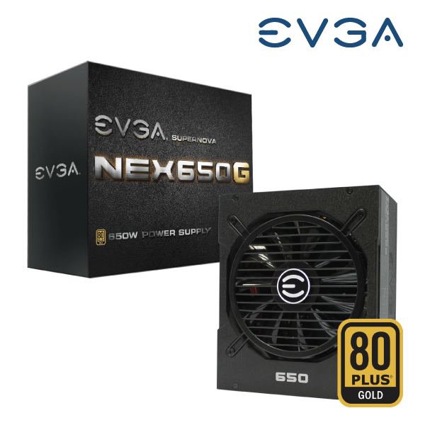 eVGA 650W SuperNova G1 80+ Gold Fully Modular Power Supply (120-G1-0650-XR)