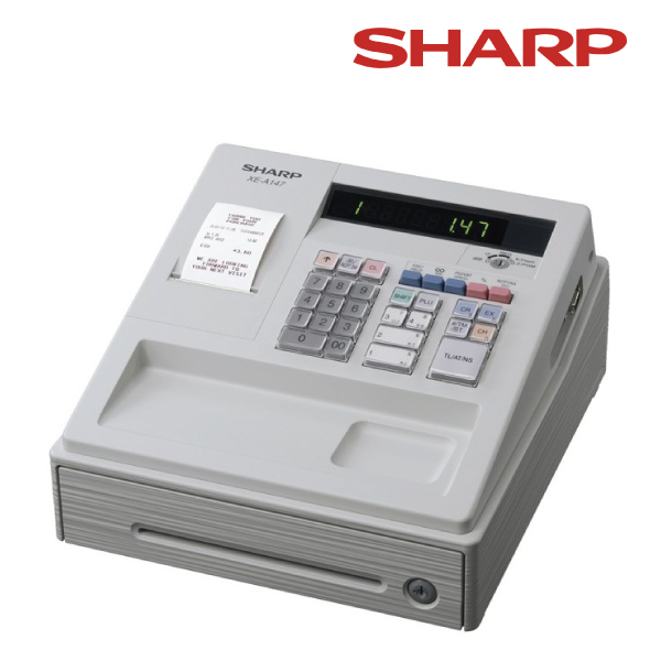 Sharp XEA147 White - Entry Level Cash Register