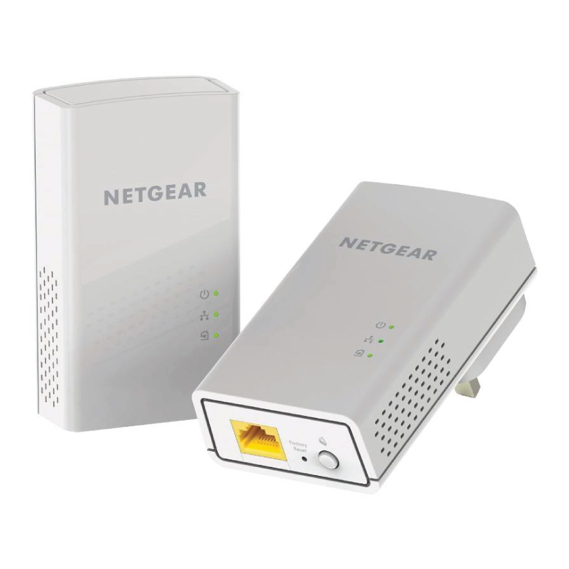 Netgear PL1000 1 Port Gigabit Ethernet Powerline Kit