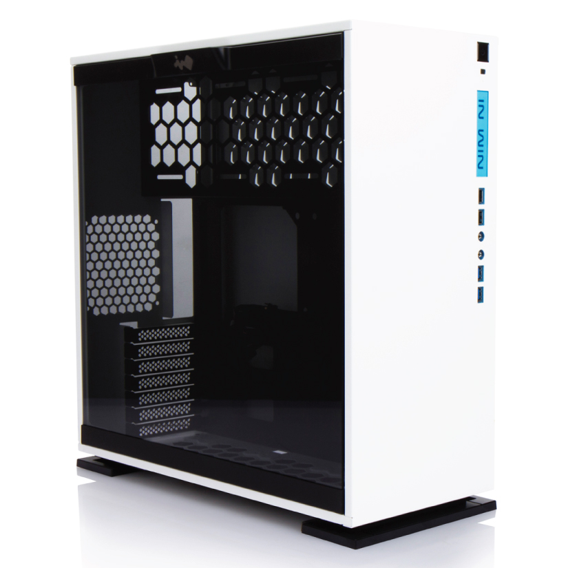 Inwin 303 Mid Tower White Gaming Chassis - White (303-WHITE)