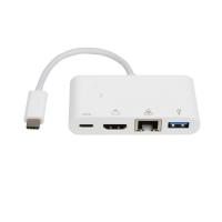 8ware USB Type-C to 3.0 Type A+HDMI+GigabitEthernet w Type C Charge