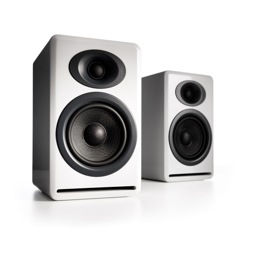 Audioengine P4 Passive Bookshelf Speakers Pair - Hi-Gloss White (90021990)