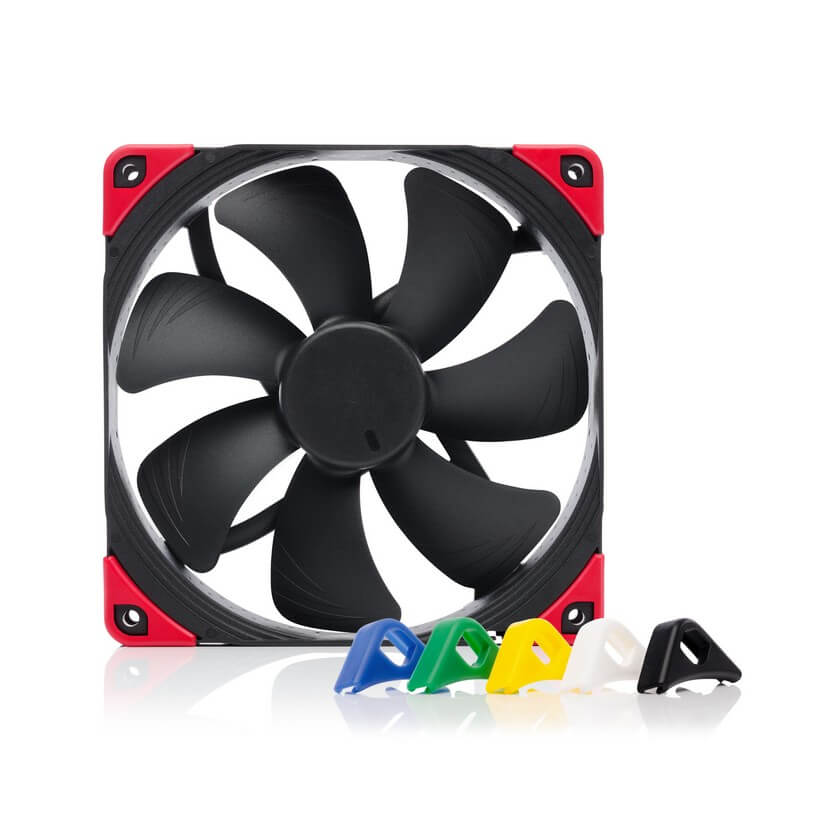 Noctua 140mm Swap Edition 1500RPM Fan - Chromax Black (NF-A14-PWM-CH-BK-S)