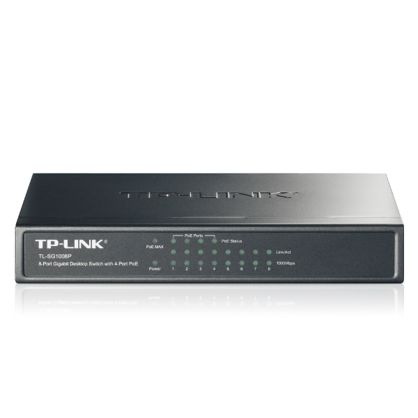 TP-LINK 8-port POE Gigabit Switch (TL-SG1008P)