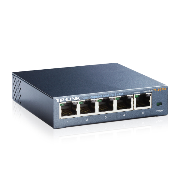 TP-LINK 5-port Steel Gigabit Switch (TL-SG105)