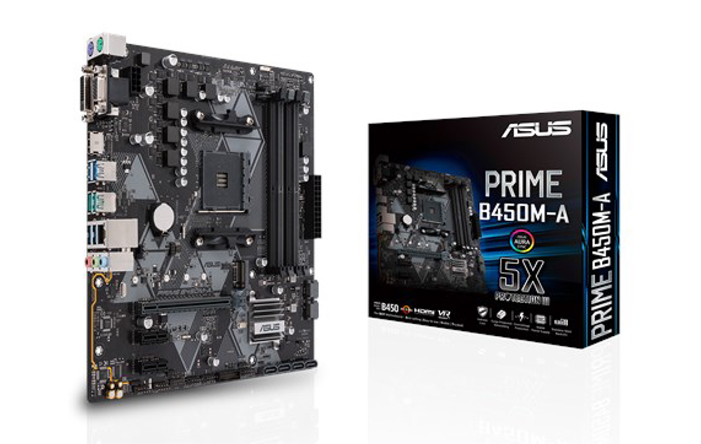 Asus Prime B450M-A mATX Motherboard (PRIME B450M-A)