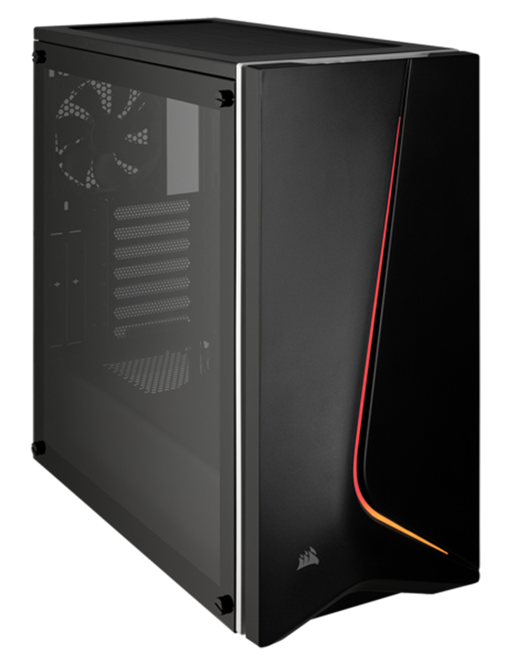 Corsair Carbide SPEC-06 Mid-Tower Tempered Glass RGB Gaming Case Black (CC-9011146-WW)