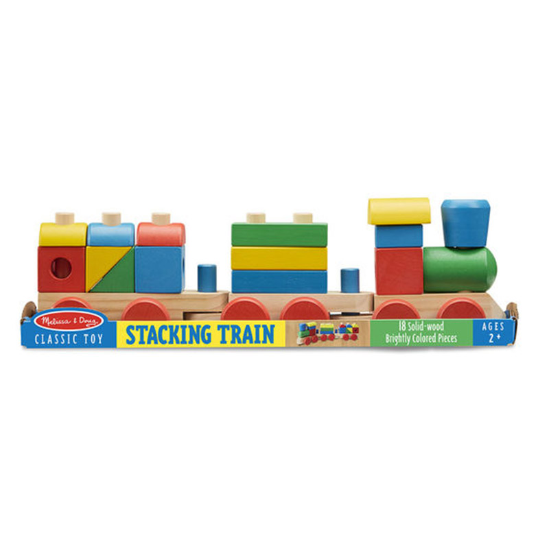 Melissa & Doug Wooden Stacking Train