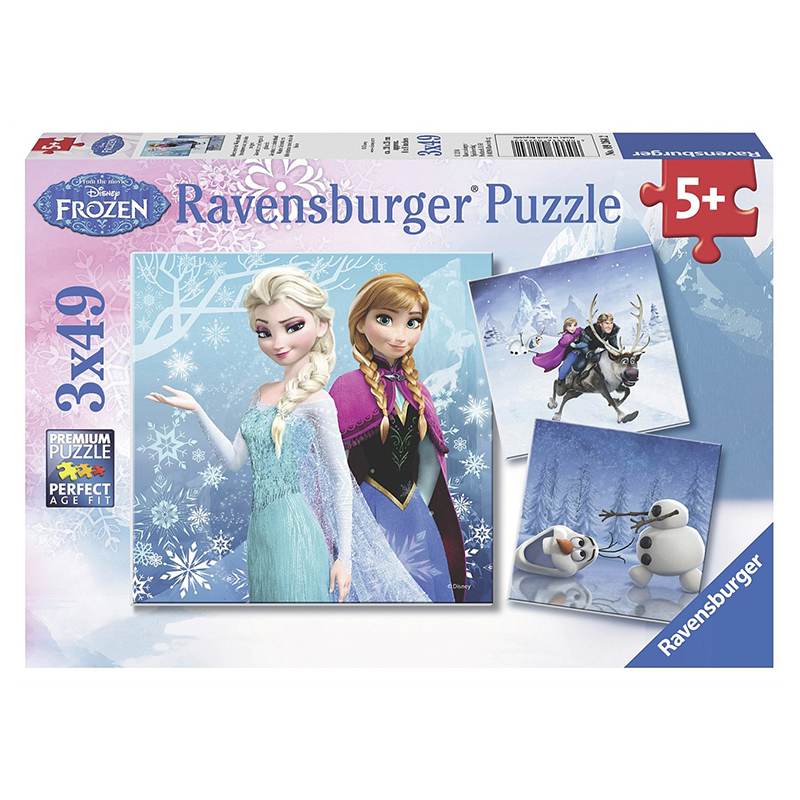 Ravensburger Disney Winter Adventures Puz 3x49pc