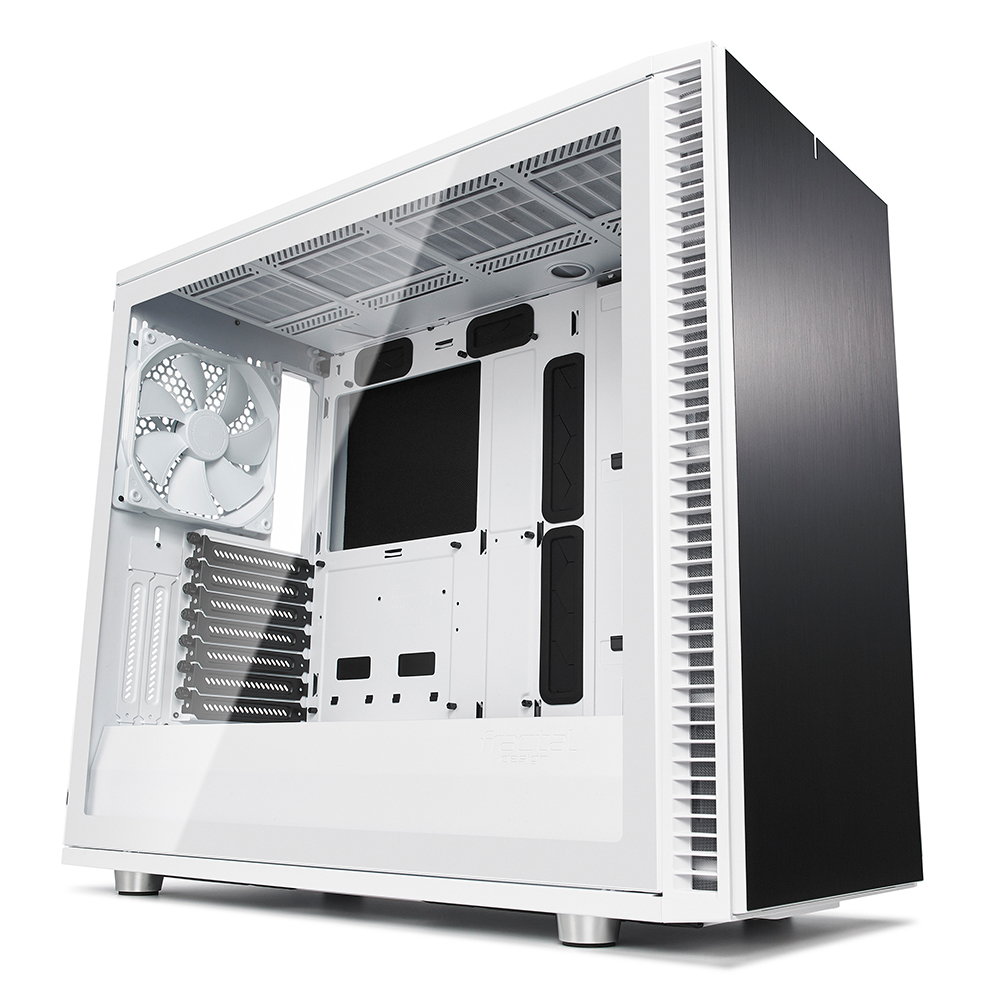 Fractal Design Define S2 Tempered Glass Mid Tower ATX Case - White (FD-CA-DEF-S2-WT-TGC)