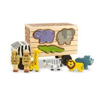 Melissa & Doug Animal Rescue Shape Sorting truck