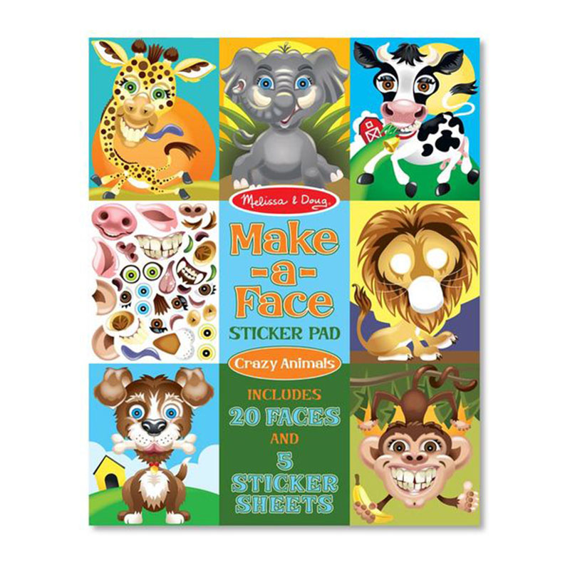 Melissa & Doug Make-a-Face - Crazy Animals