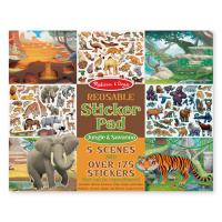 Melissa & Doug Reusable Sticker Pad - Jungle & Savanna