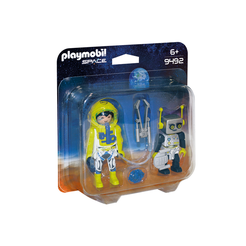 Playmobil Astronaut and Robot Duo Pack