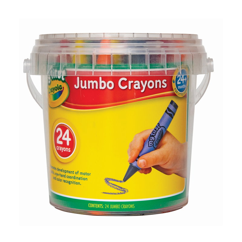 Crayola 24 My First Crayons in storage tub