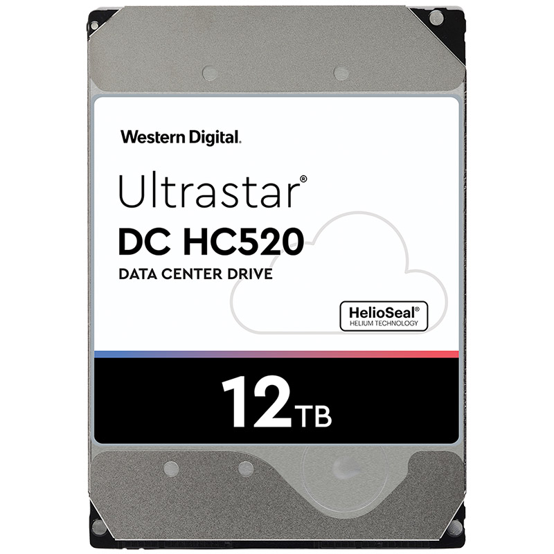 Western Digital 12TB Ultrastar DC HC520 7200RPM 3.5in SATA Enterprise Hard Drive (0F30146)