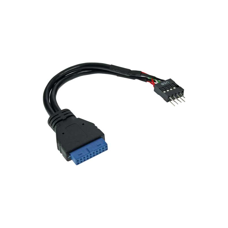 Generic Internal USB2.0 Male (9pin) to USB 3.0 Female (19pin) Adaptor Cable (AD-CASE-MU3)