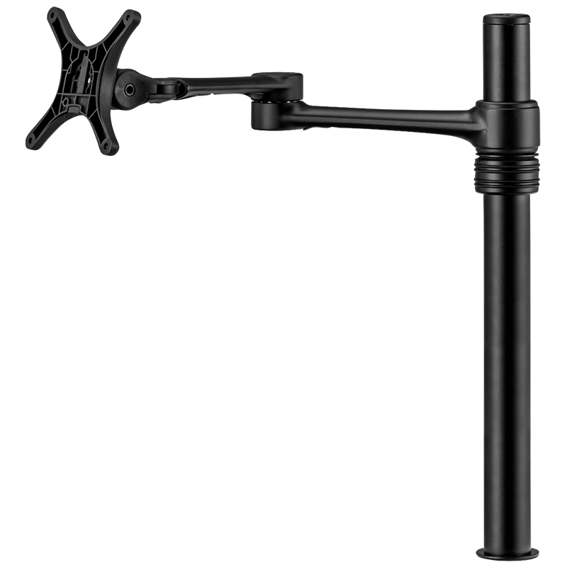 Atdec Visidec Focus Desk Mount Single Arm - Black