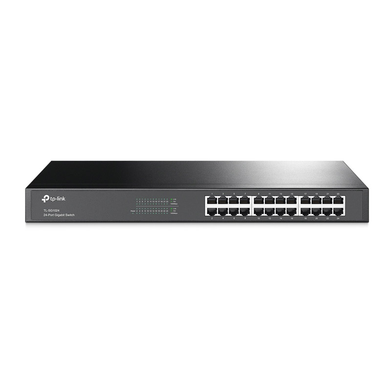 TP-Link 24 Port Gigabit 10/100/1000 Switch RackMount (TL-SG1024)