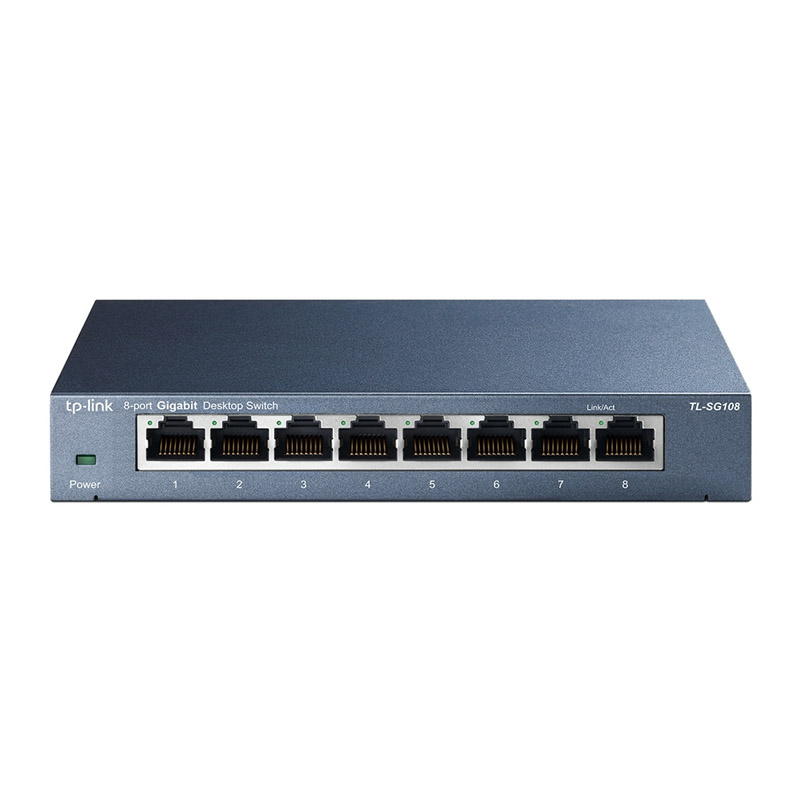 TP-LINK 8-port Steel Gigabit Switch (TL-SG108)