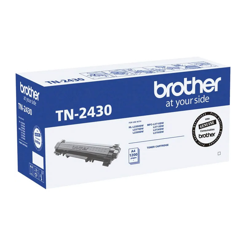 Brother Black Toner Cartridge (1200 Pages) (TN-2430)