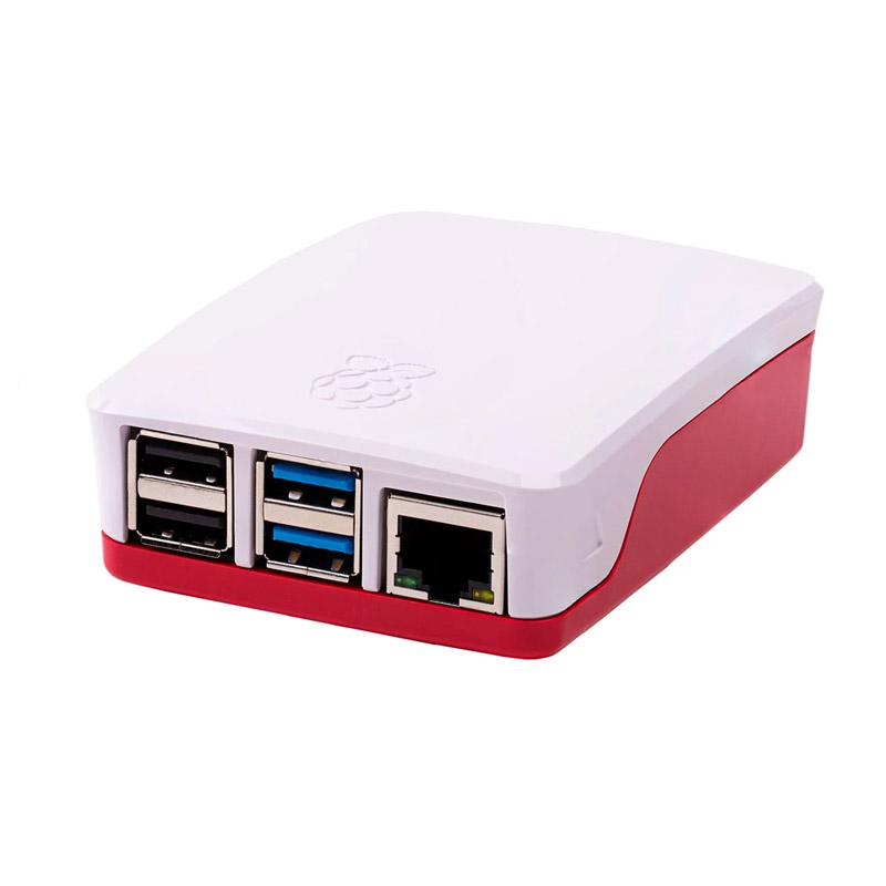 Raspberry Pi 4 Model B Offical Case - Red and White