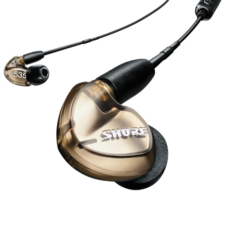 Shure SE535 Wired Earphones - Bronze (UNI Cable)