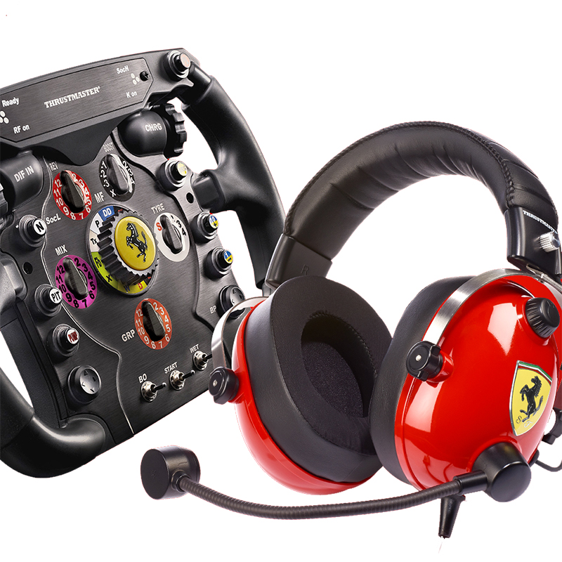 Thrustmaster Scuderia Ferrari F1 Race Wheel and Headset Kit